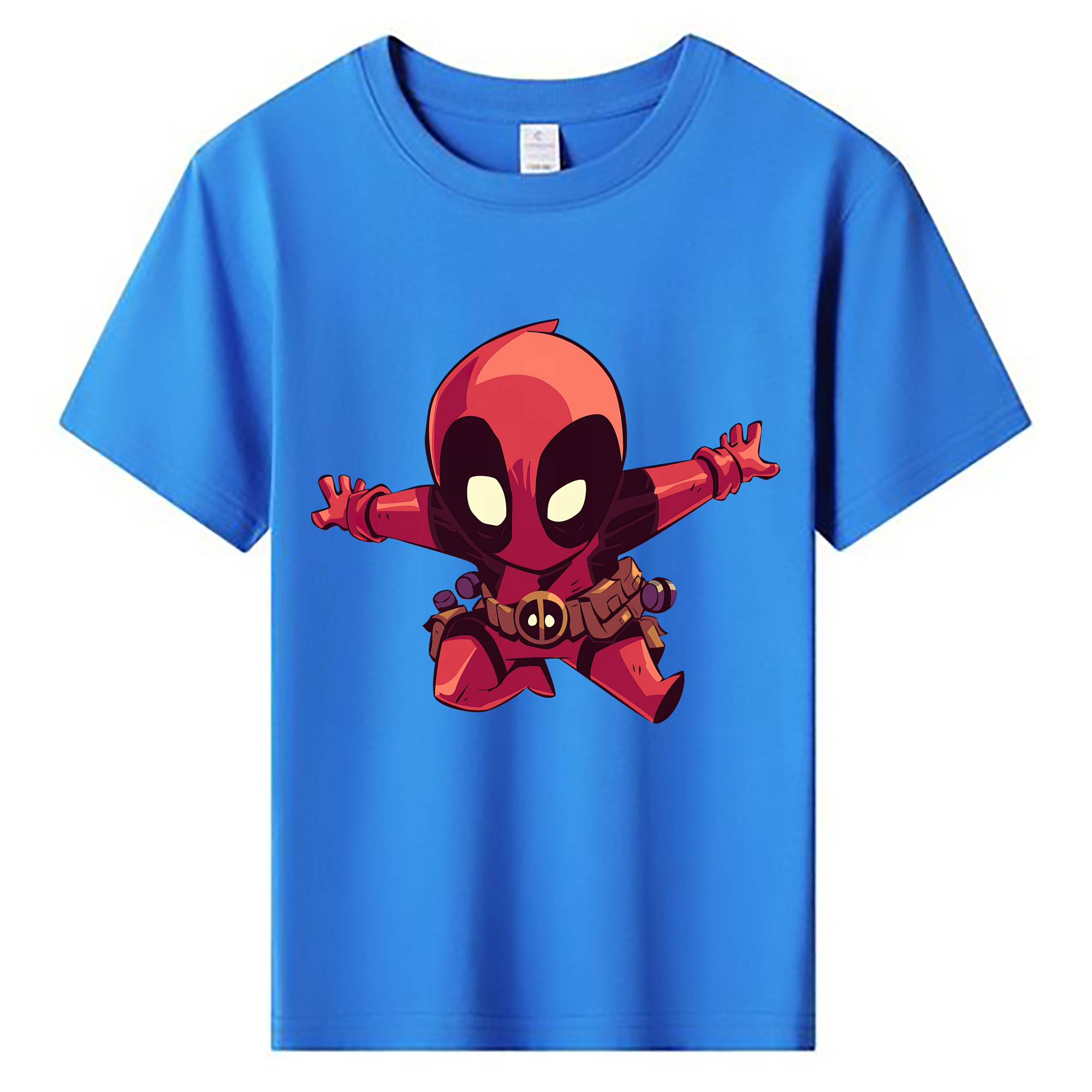 （画像用） Deadpool デッドプール 綿100％キッズTシャツ（フロントプリント）
